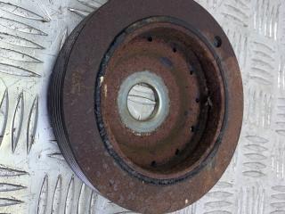 шкив коленвала Renault Scenic 1 поколение [рестайлинг] 2002, 1.6 л., K4M 700, бензин, МКПП, серебро, минивэн, передний привод