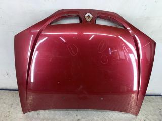 капот Renault Megane 1 поколение [рестайлинг] (1999 - 2003), бордовый, передний привод