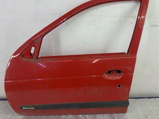 дверь передняя левая Renault Megane 1 поколение 1998, 1.6 л., K4M 720, бензин, МКПП, хетчбэк 5 дв.
