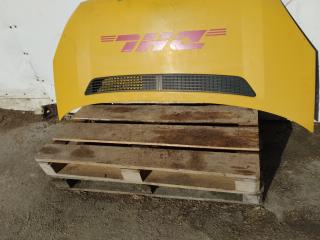 капот Volkswagen Crafter 1 поколение [рестайлинг] (2011 - 2016), 2.0 л., CKTC, дизель, МКПП, желтый, микроавтобус, задний привод