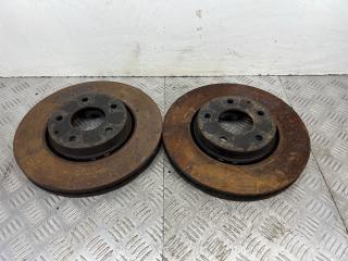 диски тормозные (комплект) Mazda 6 3 поколение [2-й рестайлинг] 2020, 2.0 л., бензин, МКПП, красный, универсал, передний привод