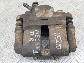 суппорт передний правый Renault Megane 1 поколение 1996, 1.6 л., бензин, МКПП, синий, купе, передний привод