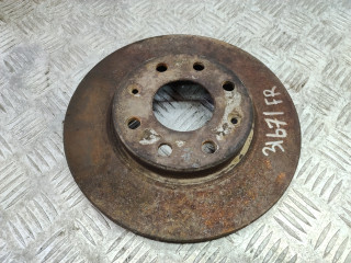 диск тормозной передний Daewoo Kalos 1 поколение 2004, 1.4 л., F14D3, бензин, МКПП, красный, минивэн, передний привод