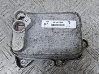 теплообменник масляного фильтра Volkswagen Golf 5 поколение 2007, 1.4 л., CAXA, бензин, 6МКПП, серый, универсал, передний привод, 03C117021E