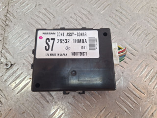 блок управления парктрониками Nissan Micra 4 поколение (K13) 2011, 1.2 л., HR12DE, бензин, МКПП, хетчбэк 5 дв., передний привод, 285321HM0A