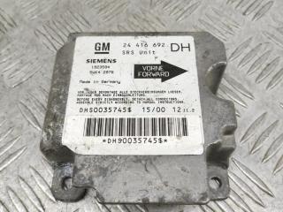 блок AirBag Opel Corsa B 1997, 1.2 л., X 12 XE, бензин, МКПП, желтый, хетчбэк 3 дв., передний привод, 24416692, 5WK42976