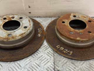 диск тормозной задний Mercedes-Benz A-Класс W168/V168 [рестайлинг] 2004, 1.7 л., OM 668.942, дизель, АКПП, серебро, минивэн, передний привод