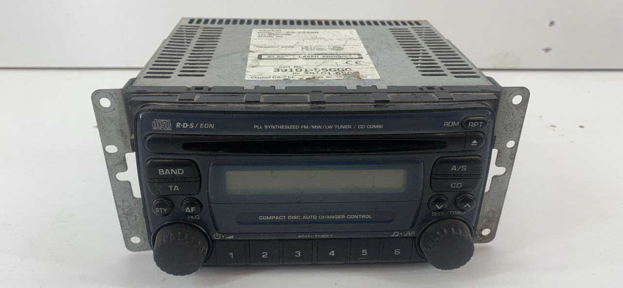 магнитола Suzuki Liana 1 поколение 2004, 1.6 л., M16A, бензин, МКПП, черный, универсал, передний привод, 39101-55GG0, PS2599B - фото №1