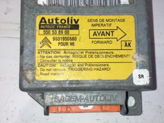 блок AirBag Citroen Xsara 1 поколение 1998, 1.8 л., LFX (XU7JB), бензин, МКПП, хетчбэк 5 дв., передний привод, 550538900, 9631950680