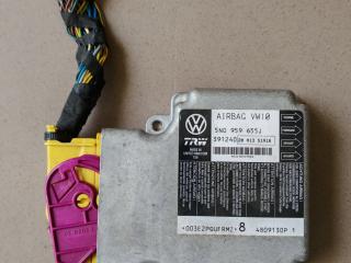блок AirBag Volkswagen Tiguan 1 поколение 2009, 2.0 л., CBAB, дизель, МКПП, 5N0959655J