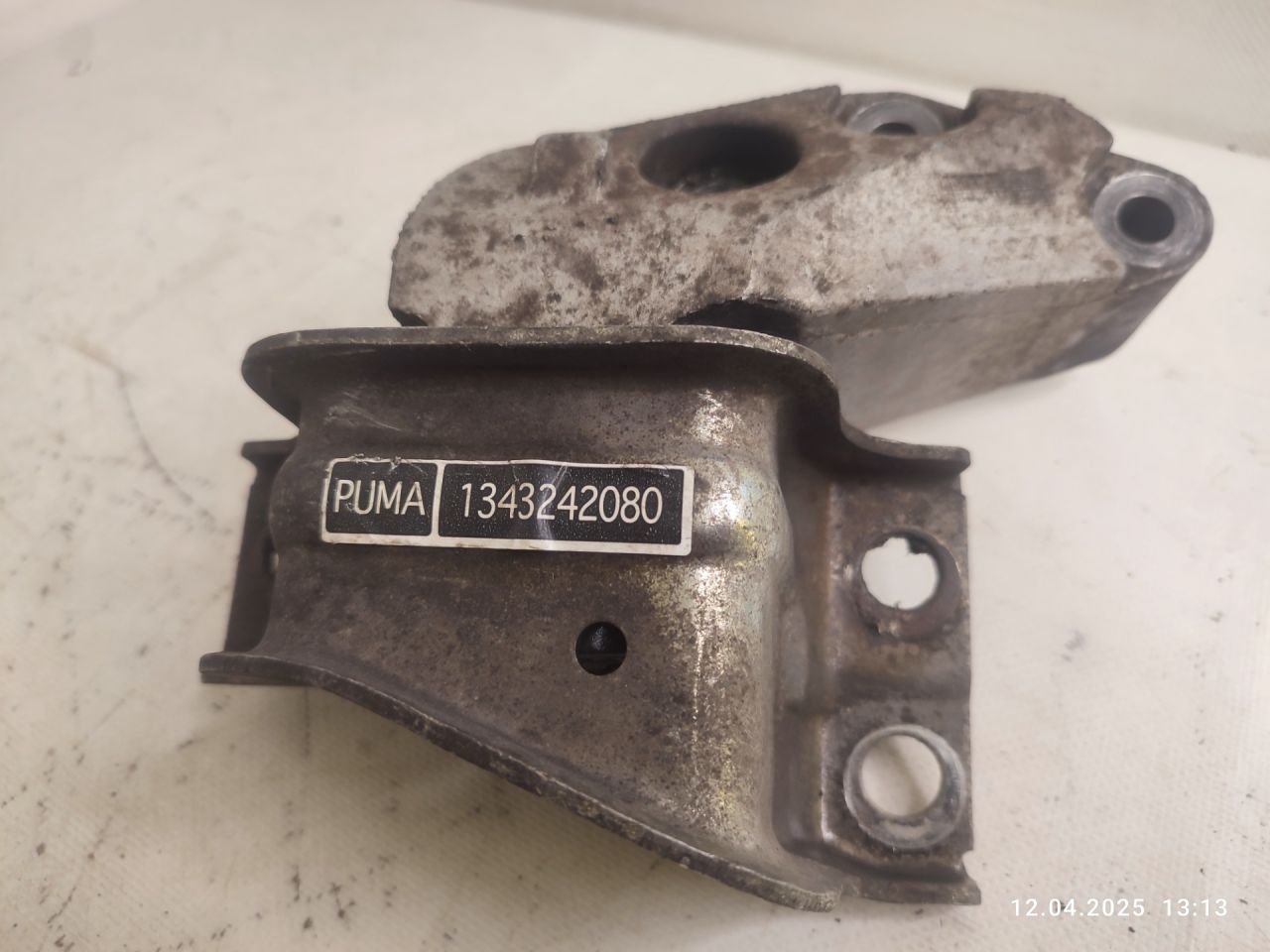 подушка крепления двигателя Citroen Jumper 2 поколение 2007, 2.2 л., 4HU (P22DTE), дизель, 6МКПП, микроавтобус, 1343242080, 182136 - фото №1