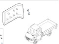 молдинг (накладка кузовная) IVECO Daily 4 поколение 35C15 2008, 3.0 л., F1CE0481F, дизель, МКПП, микроавтобус, задний привод, 500326801, 504099614 - фото №4
