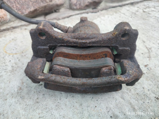 суппорт задний левый Citroen Jumper 2 поколение [рестайлинг] L3H2 2017, 2.0 л., AHN (DW10FUD), дизель, 6МКПП, микроавтобус, передний привод