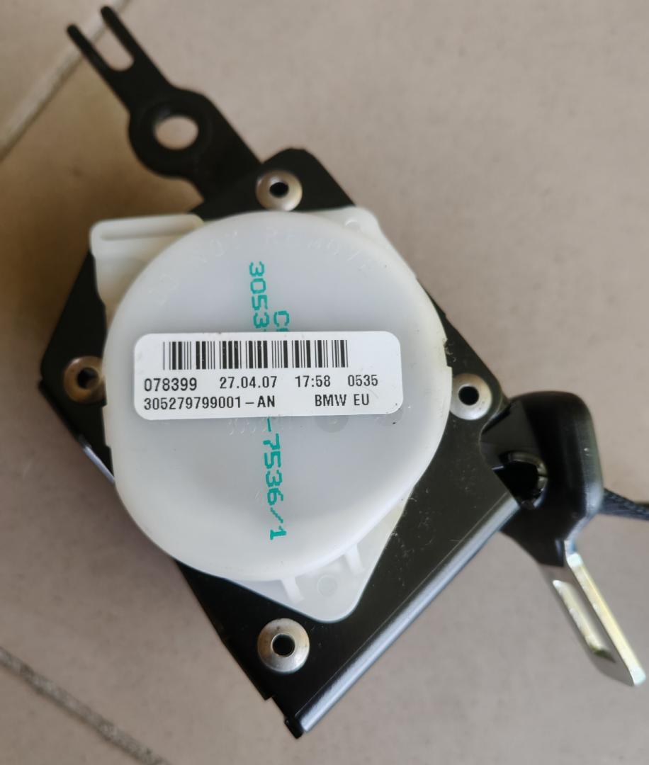 ремень безопасности BMW 3 серия E90/E91/E92/E93 E90 2007, 2.0 л., N46B20BX, бензин, 6МКПП, sparkling graphite, седан, 305279799001, 72119138233 - фото №1