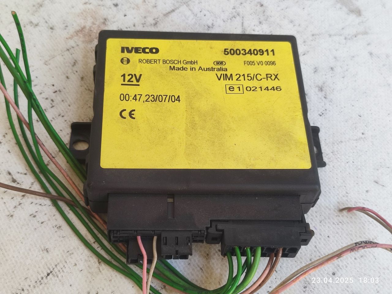 блок управления центральным замком IVECO Daily 3 поколение 35s12 2004, 2.3 л., F1AE0481B, дизель, 5МКПП, микроавтобус, 500340911 - фото №1