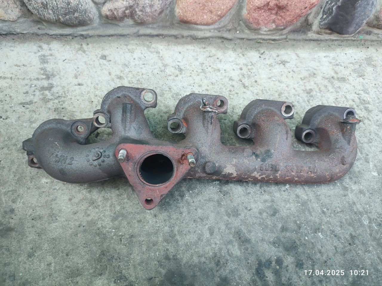 коллектор выпускной Citroen Jumper 2 поколение 2007, 2.2 л., 4HU (P22DTE), дизель, 6МКПП, микроавтобус, 0341K5 - фото №1