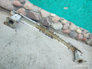 усилитель бампера заднего Skoda Fabia 2 поколение [рестайлинг] 2011, 1.2 л., CGPA, бензин, 5МКПП, хетчбэк 5 дв.