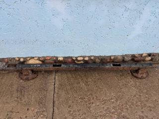 усилитель бампера заднего Peugeot Boxer 2 поколение [рестайлинг] 2014, 2.2 л., 4HH (P22DTE), дизель, 6МКПП, белый, микроавтобус, передний привод