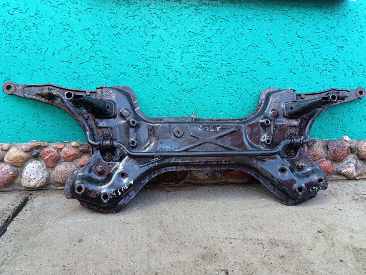 балка подвески передняя (подрамник) Fiat Ducato 3 поколение L3H3 2007, 3.0 л., 6МКПП, белый, микроавтобус, 1355448080, 1357572080, 1352228080, 1352226080 - фото №1