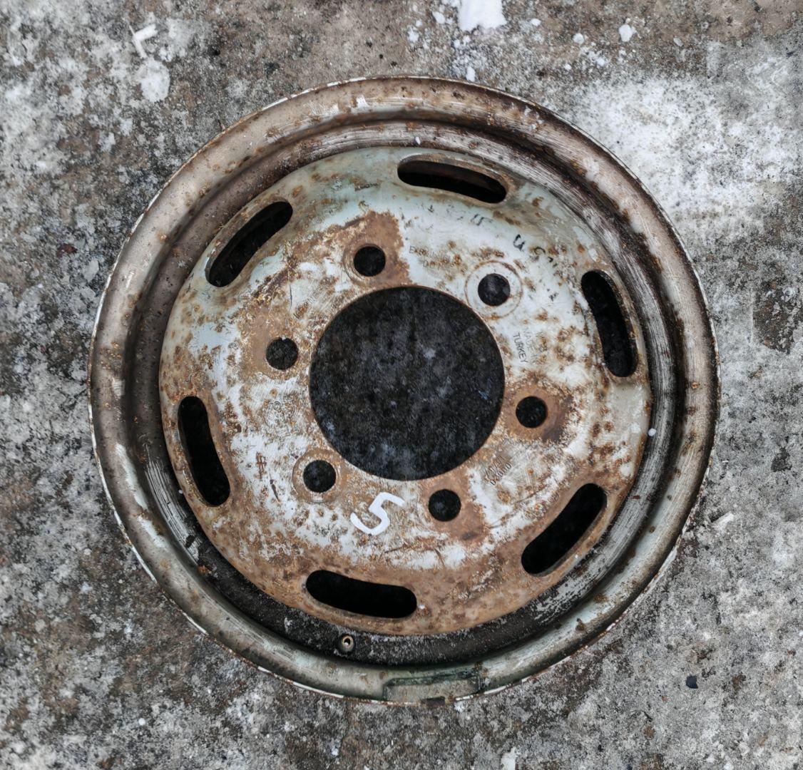 диск штампованный IVECO Daily 4 поколение 35C15 2008, 3.0 л., F1CE0481F, дизель, МКПП, микроавтобус, задний привод, IV616012A - фото №1