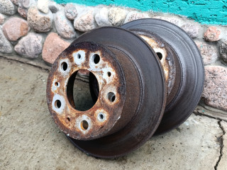 диски тормозные (комплект) Fiat Ducato 3 поколение L3H3 2007, 3.0 л., 6МКПП, белый, микроавтобус, 51749275