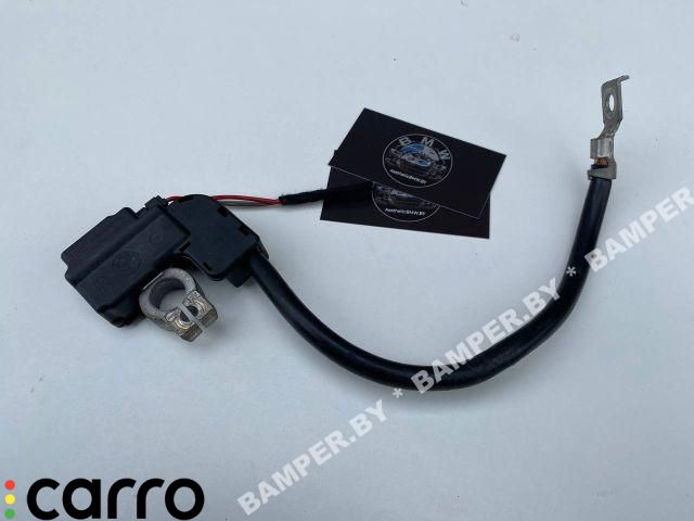 минусовой провод аккумулятора BMW X5 E70 2007, 3.0 л., дизель, АКПП, внедорожник 5 дв., 61129155214, 9155214 - фото №1