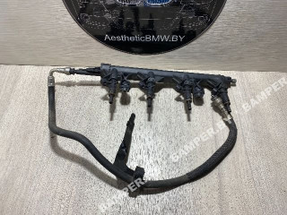 топливная рампа Mini Cooper 1 поколение [рестайлинг] 2006, 1.6 л., бензин, МКПП, хетчбэк 5 дв., 13537528178