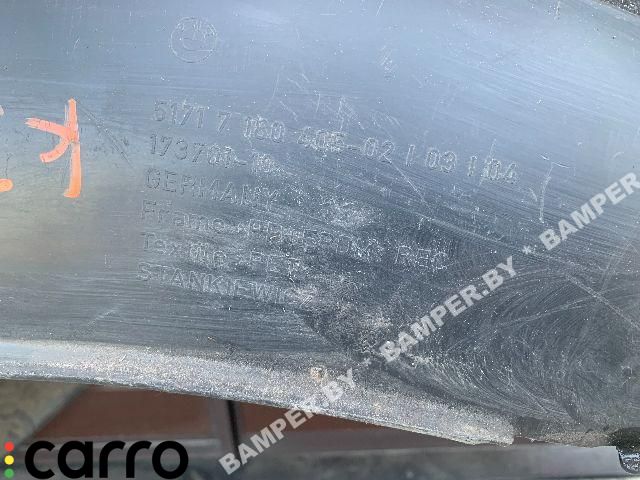 защита арок задняя левая (подкрылок) BMW 5 серия E60/E61 2007, 2.5 л., бензин, АКПП, седан, 51717180405 - фото №1