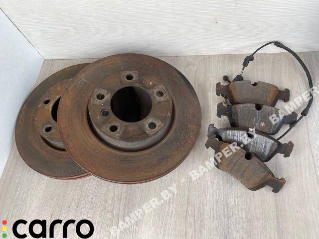 диск тормозной передний BMW 3 серия E46 1999, 2.5 л., бензин, МКПП, купе - фото №1