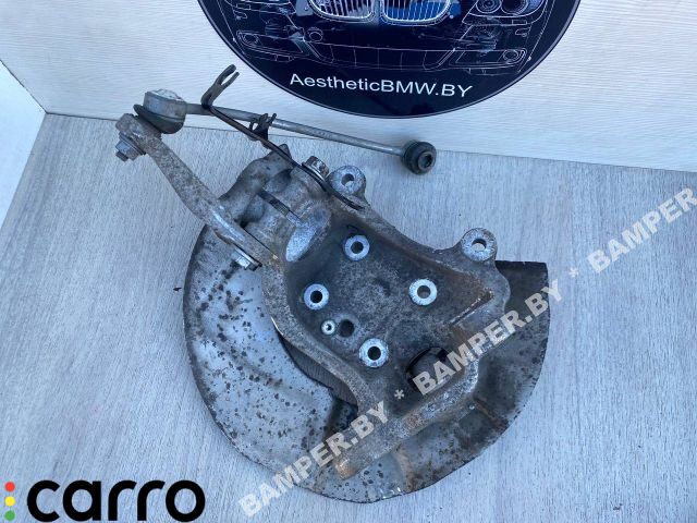 кулак поворотный правый BMW 5 серия E60/E61 2005, 2.5 л., дизель, АКПП, универсал, 31216760954, 6760954 - фото №1