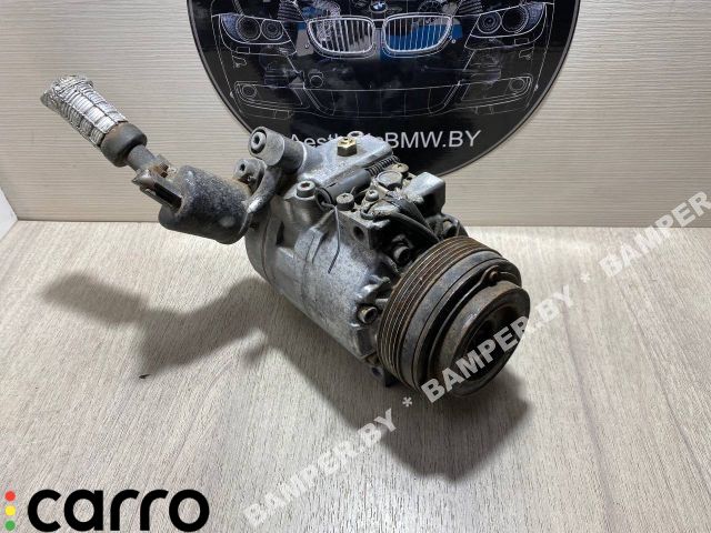 компрессор кондиционера BMW 5 серия E39 1998, 2.5 л., бензин, МКПП, седан, 64528377241, 8377241 - фото №1