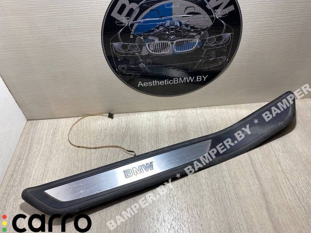 накладка на порог внутренняя BMW 7 серия F01/F02 2009, 4.4 л., бензин, АКПП, седан, 51477190961, 51477190963, 7190961, 7190963 - фото №1