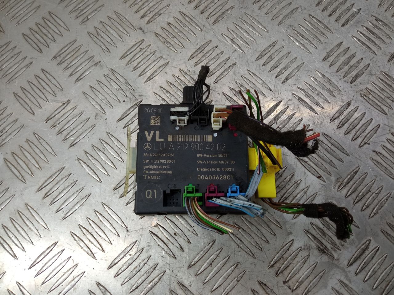 модуль управления двери Mercedes-Benz C-Класс W204/S204 2010, A2129004202 - фото №1