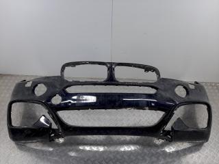 бампер передний BMW X6 F16 2015, синий