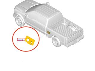 корпус лючка бензобака Ford F-350 5 поколение P708 2023, бензин, АКПП, HC3Z9928646A