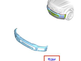 рамка фары противотуманной левой Ford F-350 5 поколение P708 2023, бензин, АКПП, PC3Z17C754CA