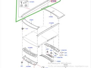 молдинг крыши Land Rover Range Rover 4 поколение 2014, LR062134