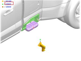 подножка Ford F-350 5 поколение P708 2023, бензин, АКПП, PC3Z2820023A