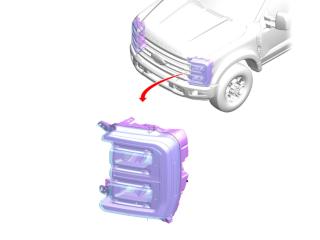 фара левая Ford F-350 5 поколение P708 2023, бензин, АКПП, RC3Z13008D