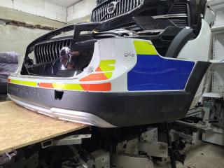 бампер задний Volvo v90 cross country 1 поколение [рестайлинг] 2022, 2.0 л., B 4204 T, бензин, АКПП, универсал, полный привод, правый руль