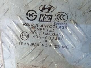стекло двери передней правой Hyundai Tucson 1 поколение 2006