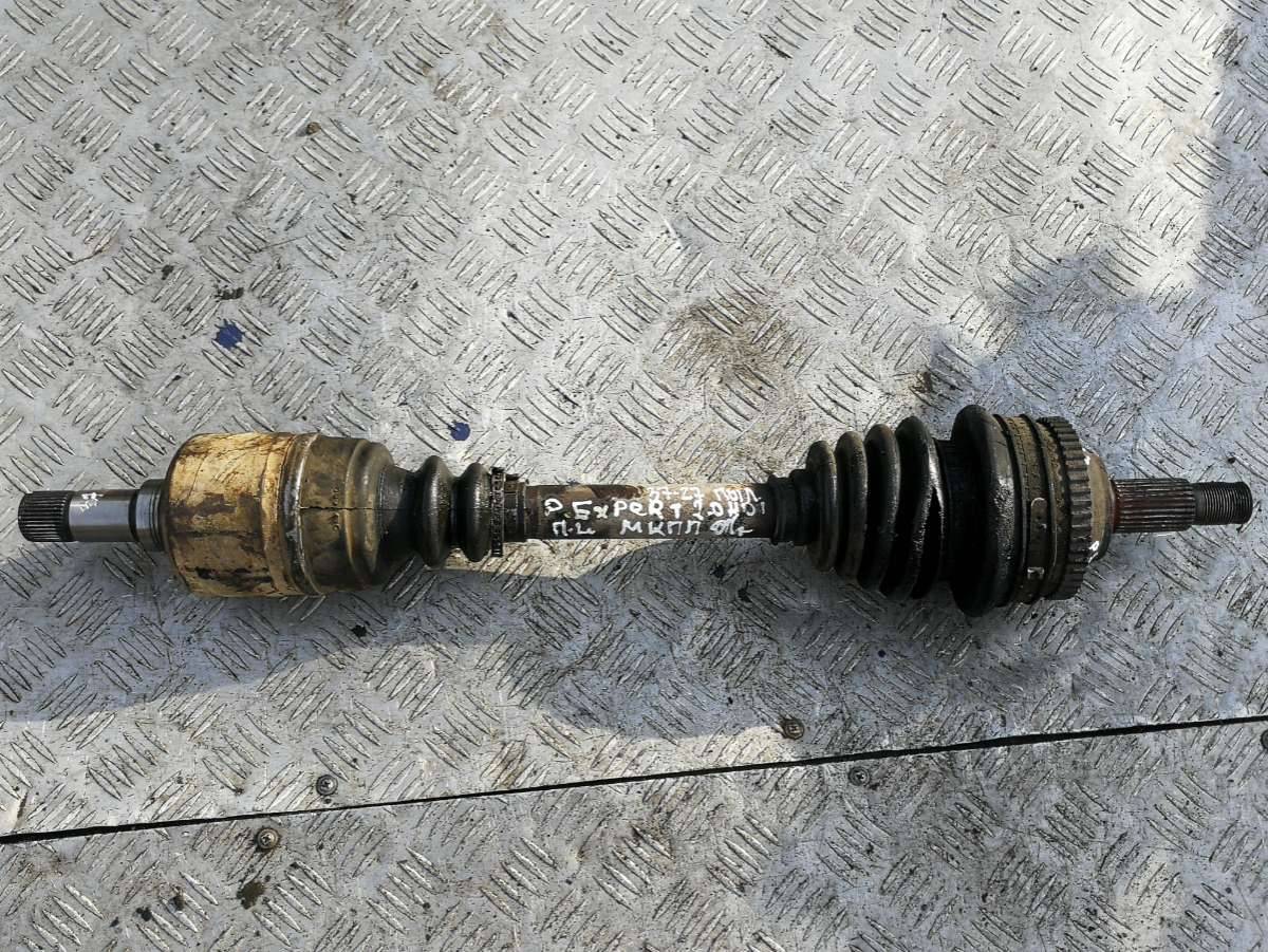полуось передняя левая (приводной вал, ШРУС) Peugeot Expert 1 поколение 2001, 2.0 л., HDi, дизель - фото №1