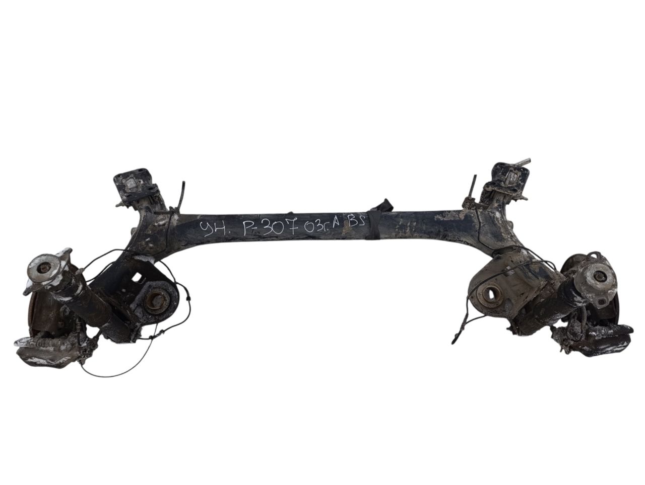балка подвески задняя Peugeot 307 1 поколение 2003, универсал - фото №1