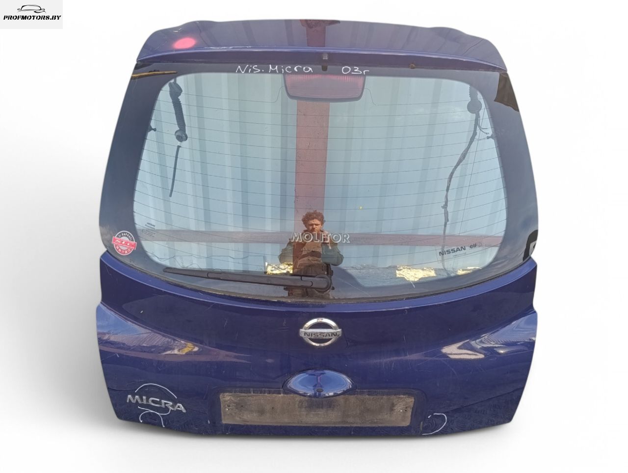 крышка багажника (дверь 3-5) Nissan Micra 3 поколение (K12) 2003 - фото №1