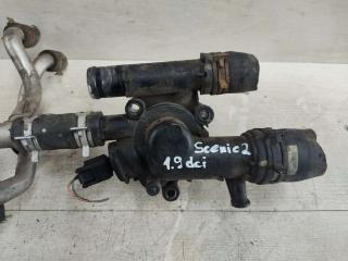 корпус термостата Renault Scenic 2 поколение 2003, DCi, DCi