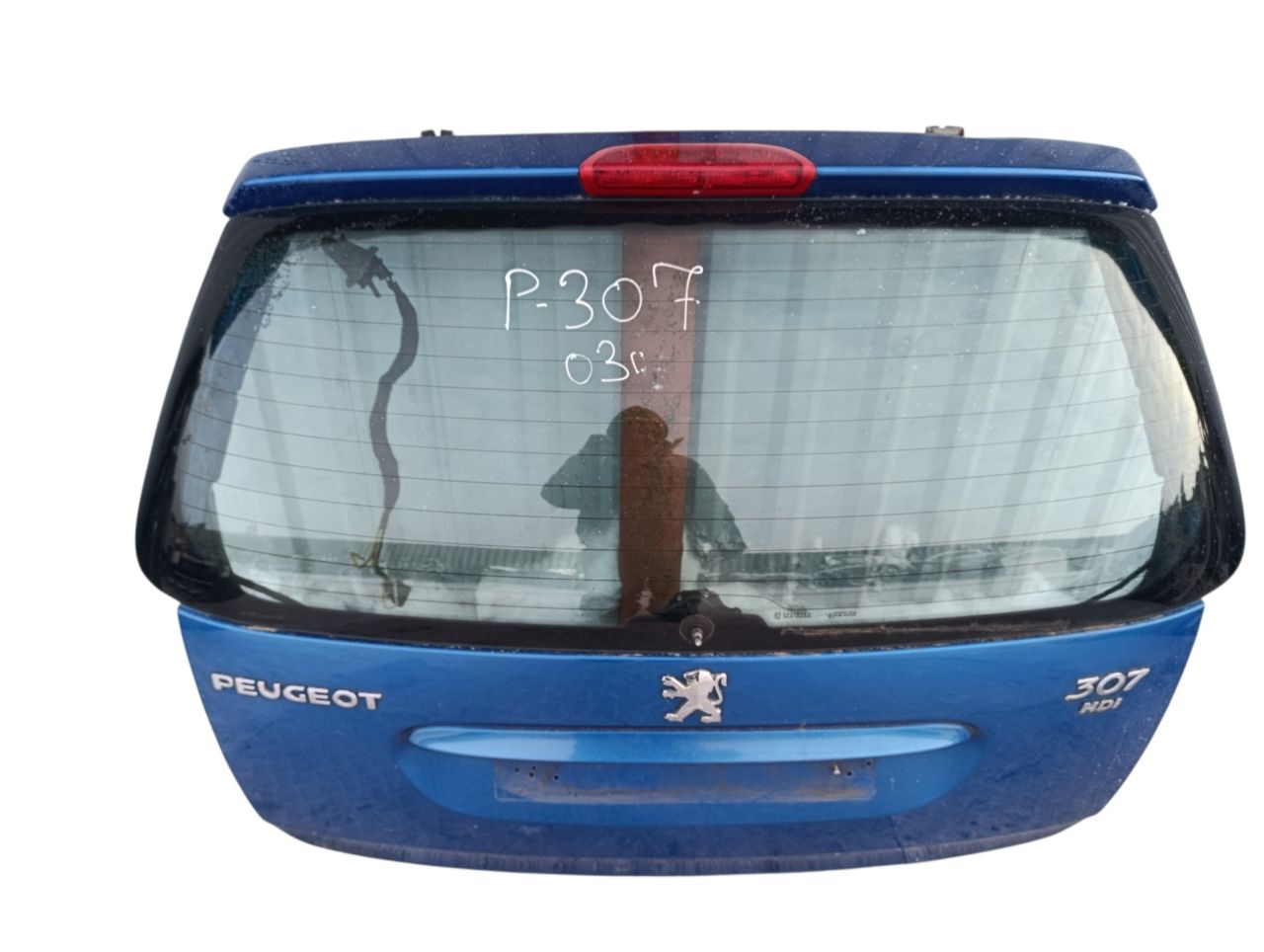 крышка багажника (дверь 3-5) Peugeot 307 1 поколение 2003, универсал - фото №1