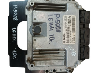 блок управления двигателем Peugeot 5008 1 поколение 2010, 1.6 л., HDi, дизель, 0281013334