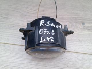 фара противотуманная левая Renault Scenic 2 поколение [рестайлинг] 2007