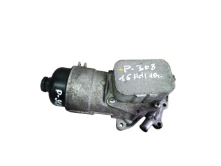корпус масляного фильтра Peugeot 308 T7 2010, 1.6 л., дизель