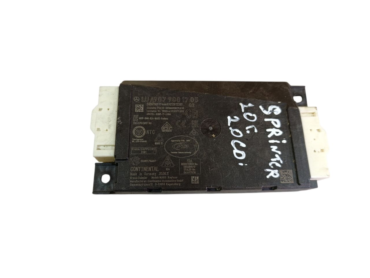 Блок управления бесключевым доступом Mercedes-Benz Sprinter W907/W910 2020, 2.0 л., дизель, A9079001705 - фото №1